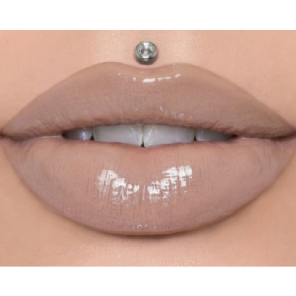Jeffree Star The Lip Gloss Silk Rope Nude Brown Glossy New